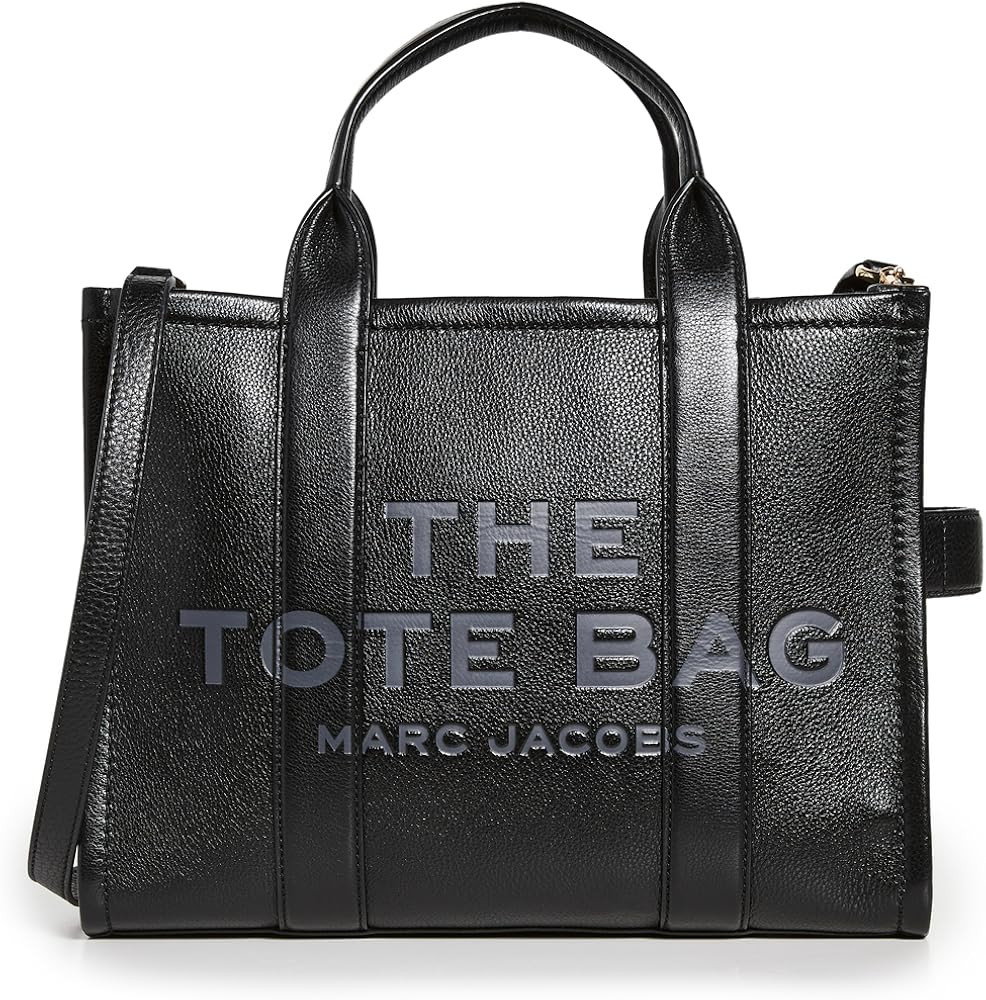 Marc Jacobs Women's The Leather Medium Tote Bag | Amazon (US)