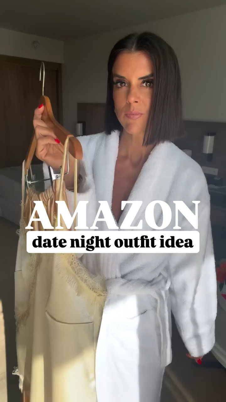 Amazon date night fit! I’m 5’5 and in size small in tank and pants. Linked similar bag. 

#LTKSeasonal #LTKootd