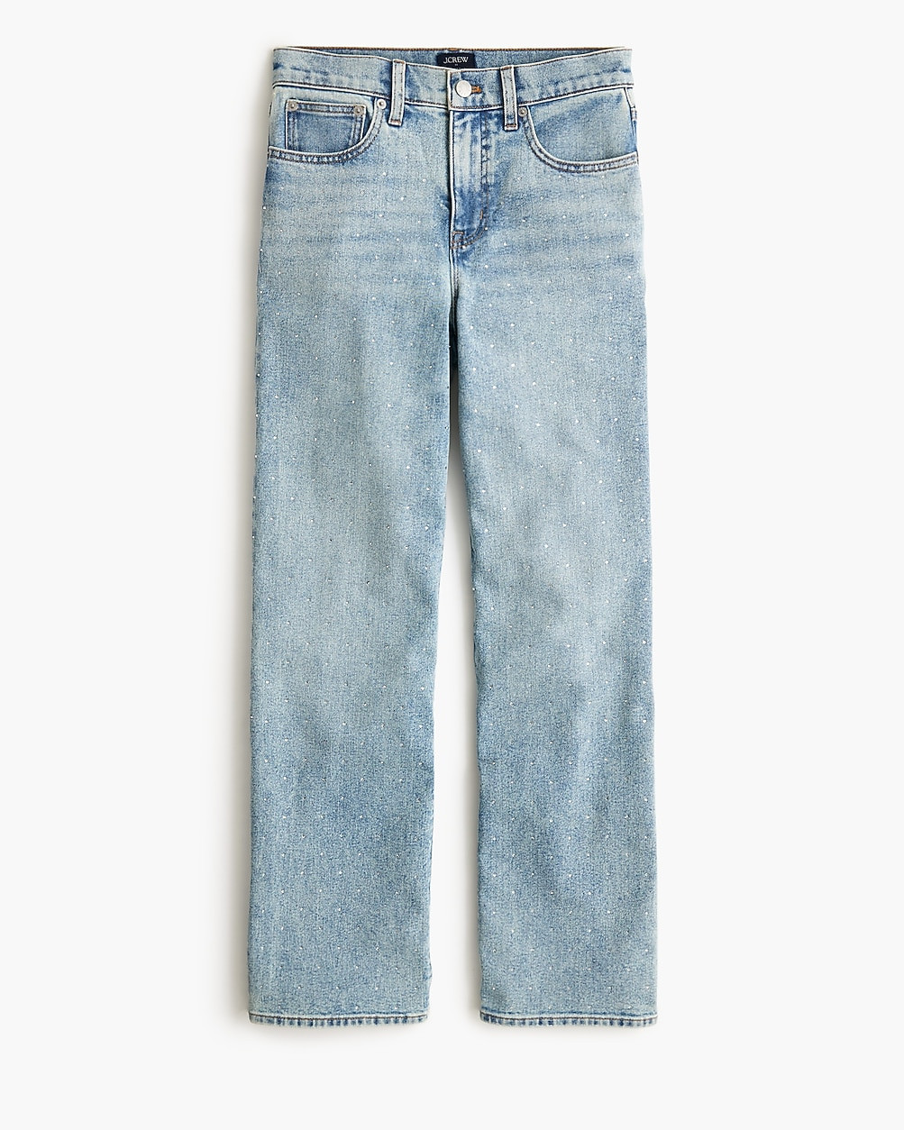 Petite embellished slim wide-leg jean in all-day stretch | J.Crew Factory