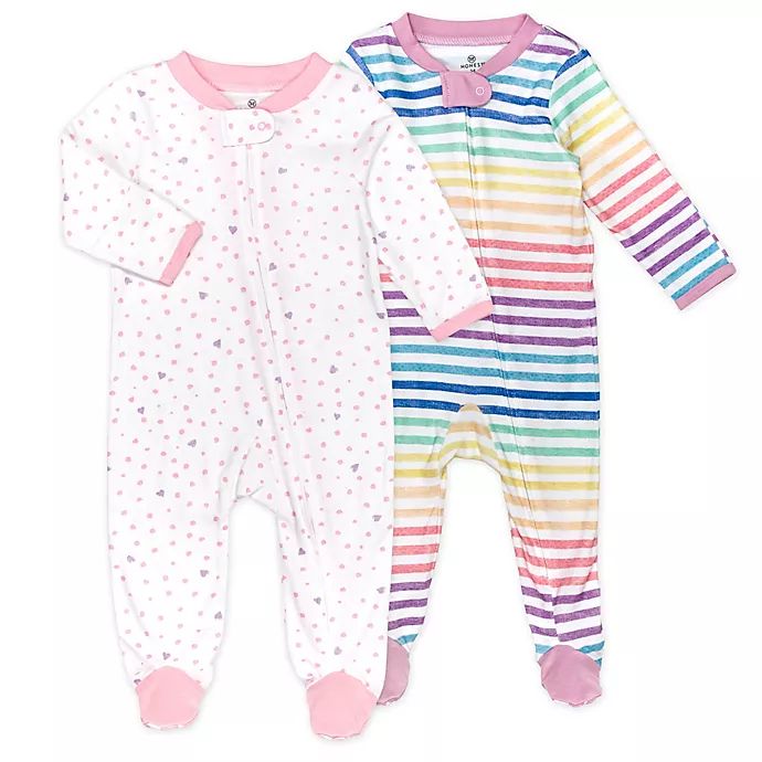 The Honest Company® 2-Pack Love Dot Organic Cotton Sleep N' Plays | buybuy BABY | buybuy BABY
