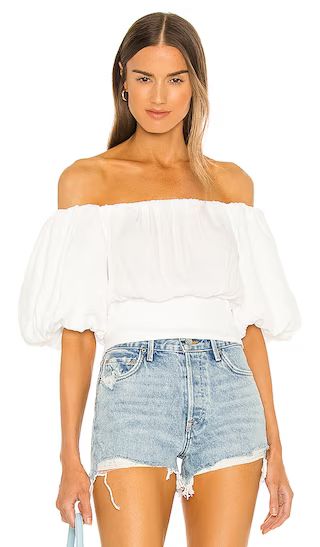 Ani Top in Blanc | Revolve Clothing (Global)