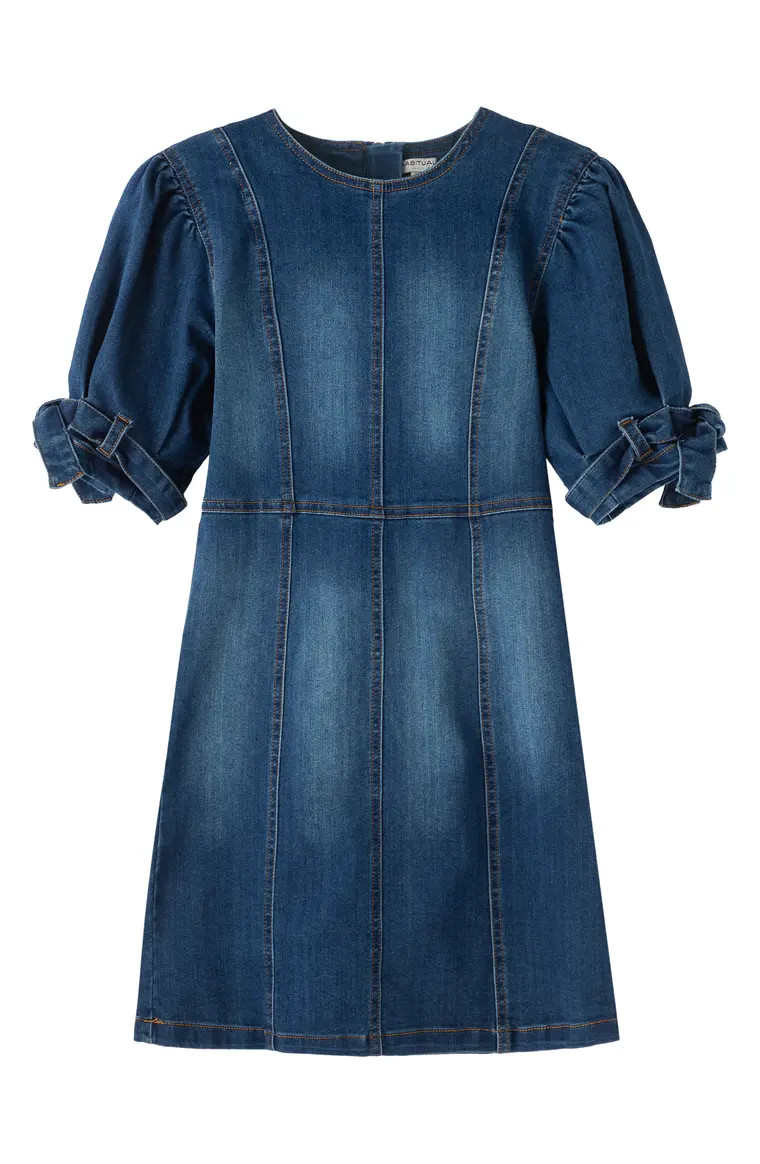 Belted Cuff Denim Dress | Nordstrom