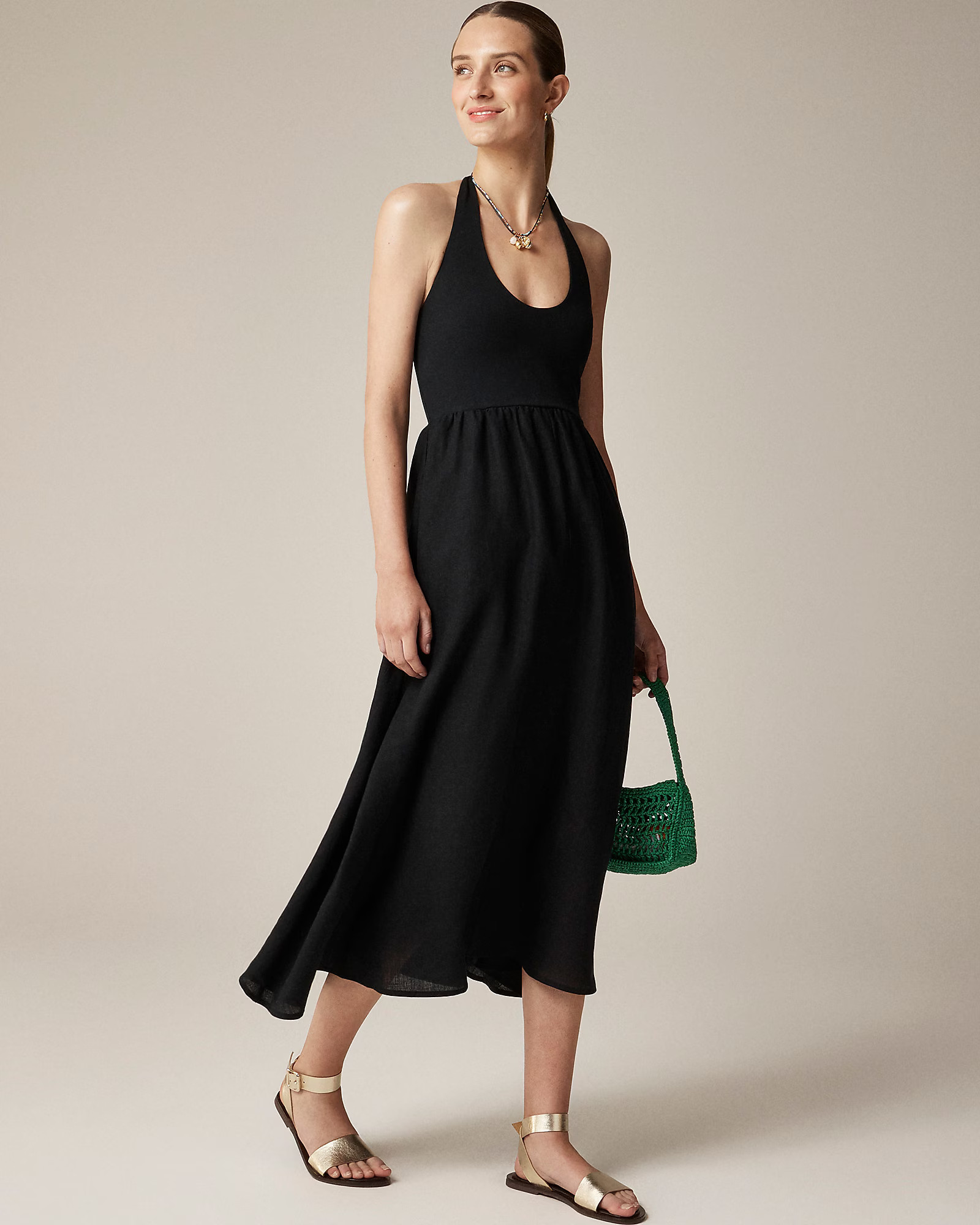 Halter mixy dress | J. Crew US