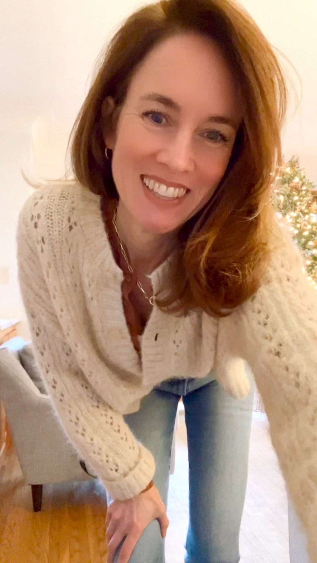 Sharing my sweater of the day. This soft and fuzzy cardigan from Urban Outfitters. It comes in lots of colors and is on sale for half price. After Christmas Saies. 

#LTKdayinmylife #LTKootd #LTKOver40