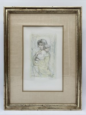 Edna Hibel  Framed Signed Lithograph Mother & Child Limited Ed 25 Of 209 | eBay US