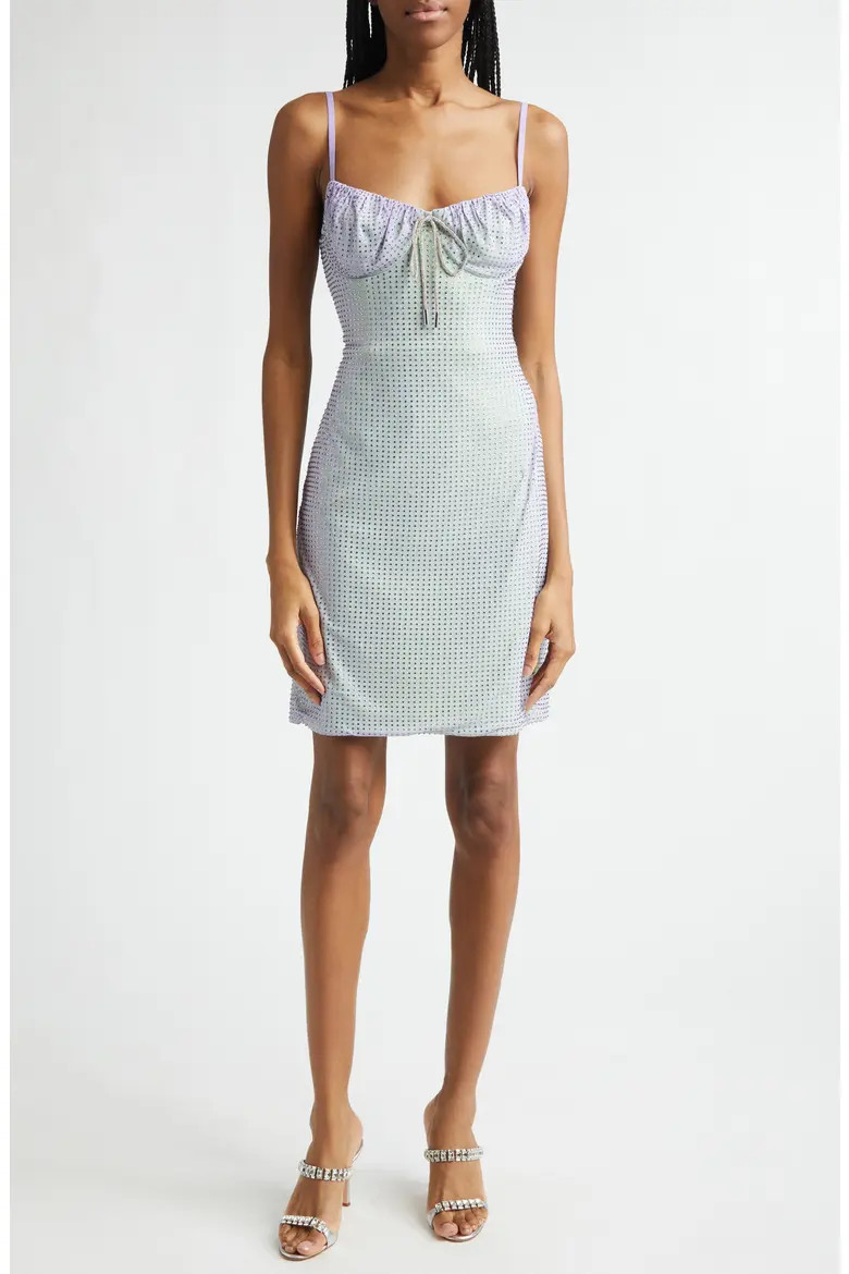 Hotfix Crystal Jersey Minidress (Women) | Nordstrom | Nordstrom