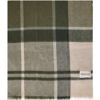 Barbour Rosefield Green And Beige Scarf | Balardi (US & Canada)