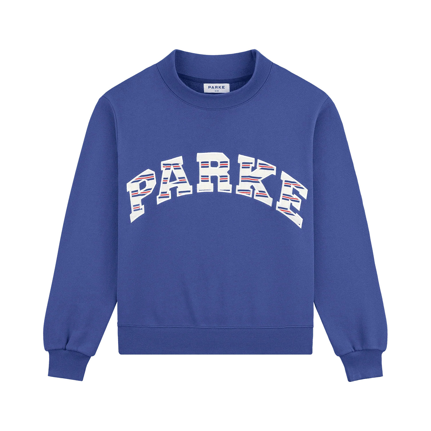 Americana Varsity Mockneck - Drift + Anchor Stripe | Parke