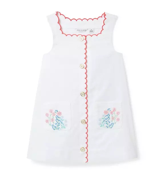 Embroidered Floral Pocket Dress | Janie and Jack
