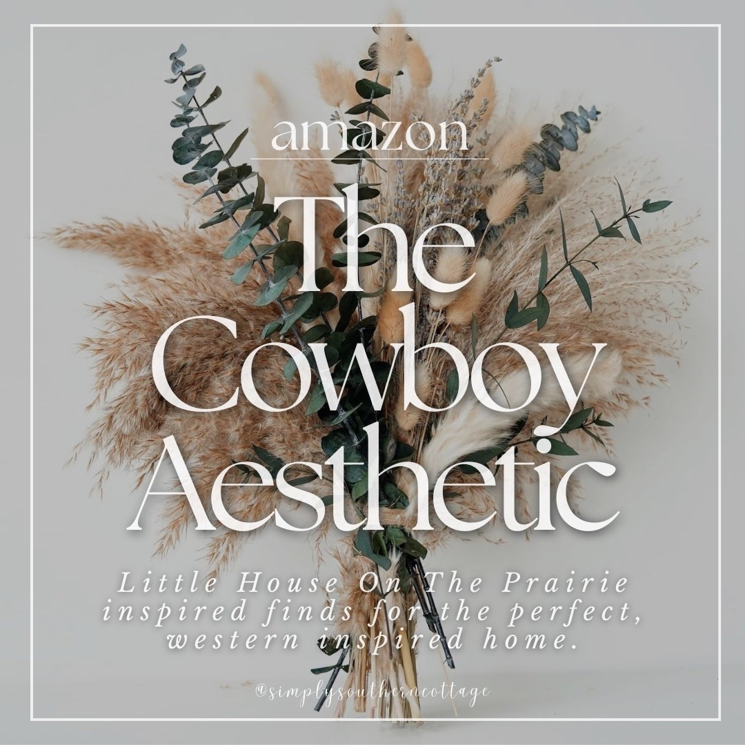 The cowboy aesthetic - Little House On The Prairie inspired finds for the perfect western inspired home. 




Amazon, Amazon finds, Amazon home finds, rustic home finds, farmhouse home finds, rustic home decor, farmhouse home decor, western inspired home, western home decor, cowboy decor, cowboy home decor 




#LTKHome #LTKOver40