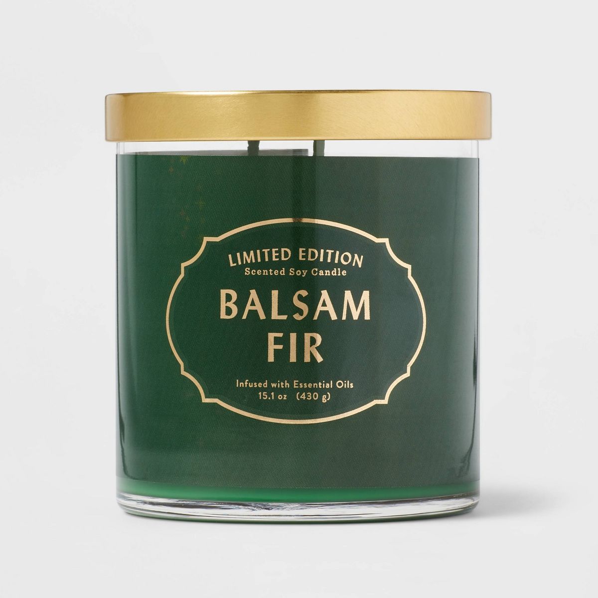 15.1oz Limited Edition Lidded Glass Jar 2-Wick Holiday Balsam Fir Candle - Opalhouse™ | Target