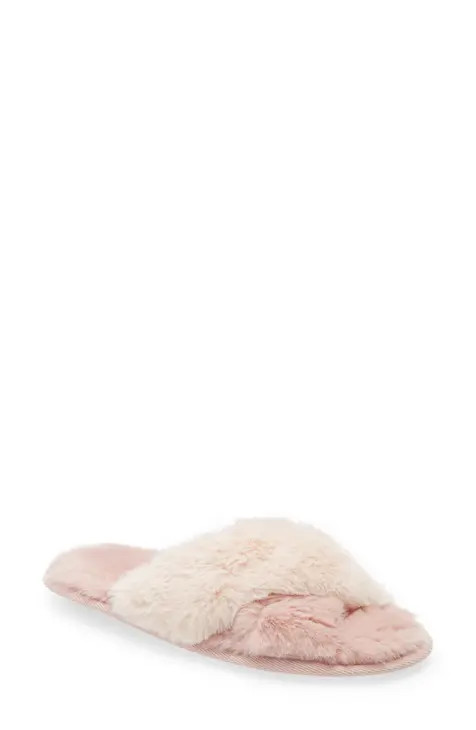 Nordstrom Snuggle Plush Faux Fur Slipper (Women) | Nordstrom