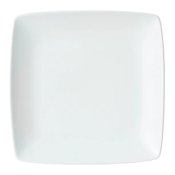 Better Homes & Gardens Loden Porcelain Square-Shaped Salad Plate, White | Walmart (US)