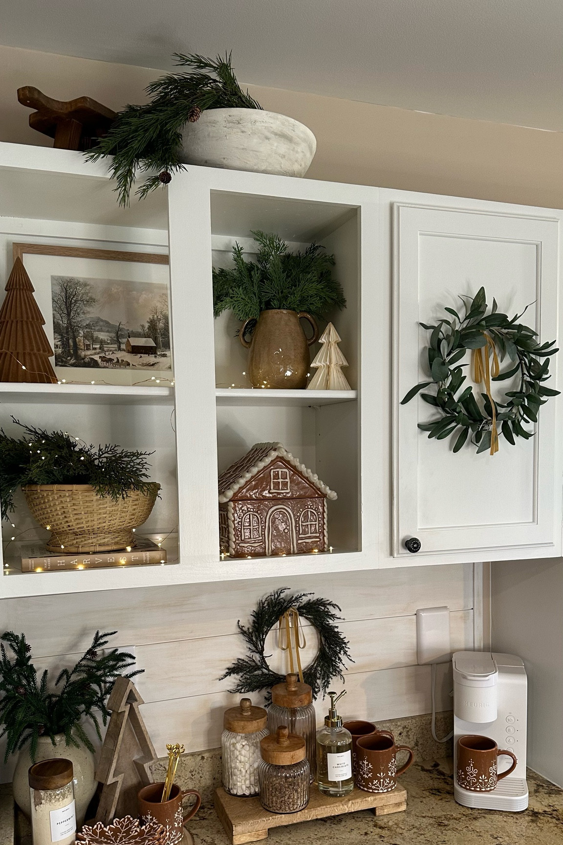 Hot Cocoa Bar. Follow @farmtotablecreations on Instagram for more inspiration.

Throwing it back to last year’s hot cocoa/coffee bar. Wanting to share as Gingerbread items are available. 

Keurig. Wood Riser. Gingerbread Mugs. Gingerbread House. Wood Tree Tray. Norfolk Stems. Gold Spoons. Cocoa Bar Necessities. Snowflake Plates. Pottery Barn Gingerbread. Hot Cocoa Bar. Coffee Bar  

#LTKSaleAlert #LTKHome #LTKHoliday