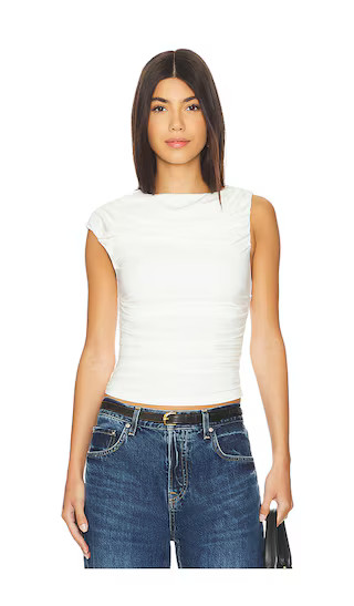 Carli Top in Ivory | Revolve Clothing (Global)
