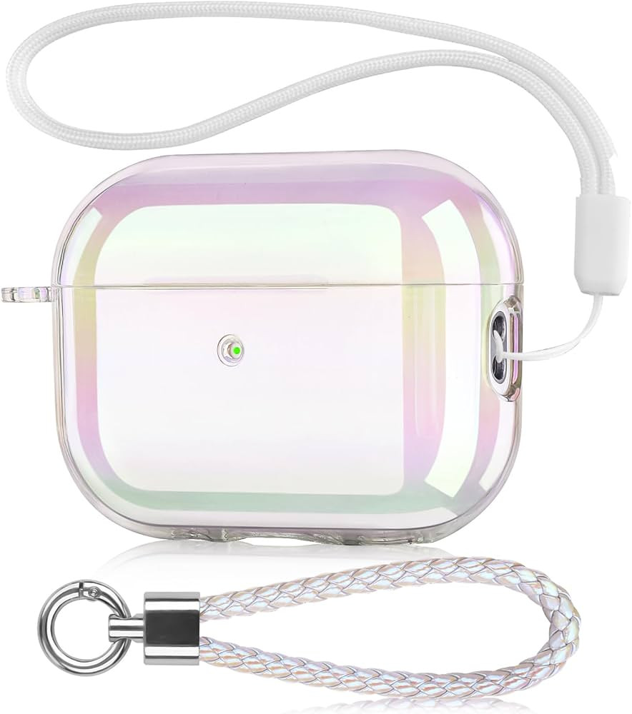 AIRSPO AirPods Pro 2nd Generation Case Cover Clear Lasher Hard PC Protective Case Colorful AirPod... | Amazon (US)