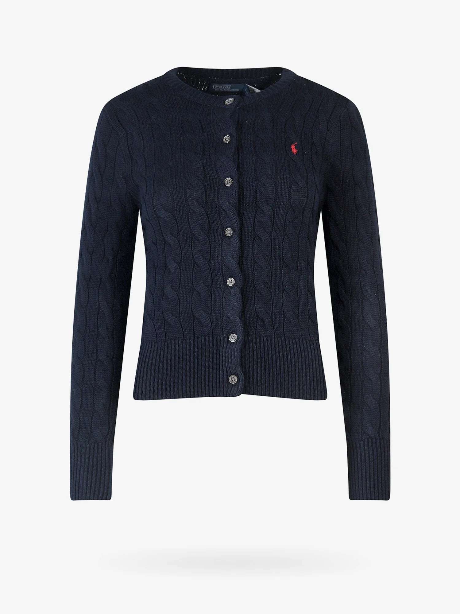 Cotton cardigan with embroidered logo - POLO RALPH LAUREN - gender_Woman | Nugnes 1920