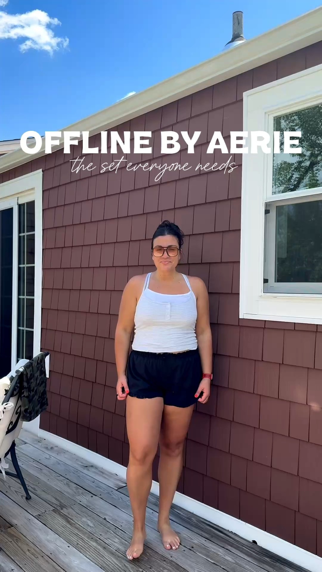 Aerie outfit
Size large in bottoms medium in top

#LTKMidsize #LTKSaleAlert #LTKActive