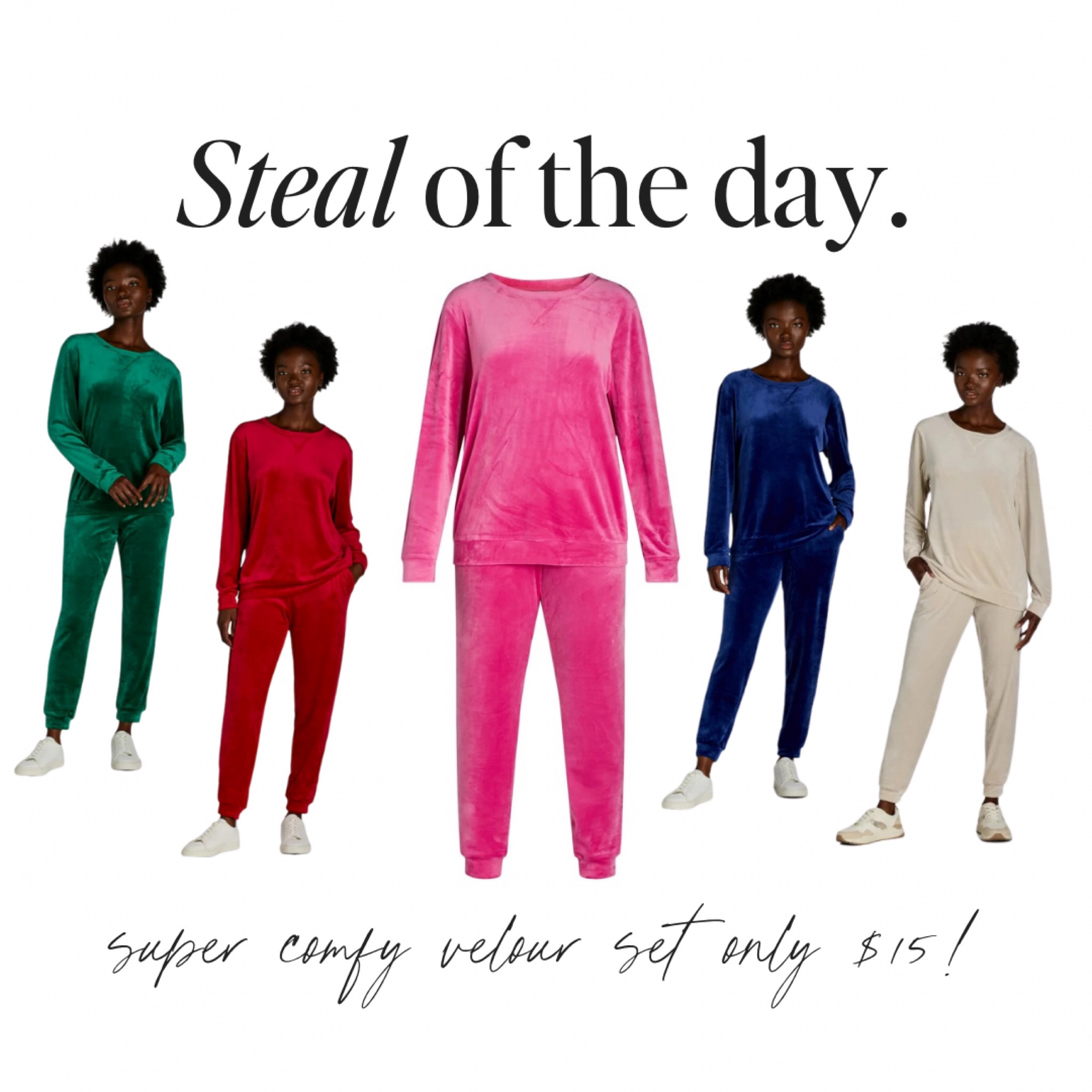 Only $15! The perfect little extra gift: velour track suits, loungewear, cozy pjs. 

Last year I bought a pair and loved them. Went back the  next day to buy other colors for gifts and hey we're all gone!

So hop to it. Tons of colors, for a holiday vibe or sophisticated neutrals. All colors and sizes are online. 

#giftidea #giftunder20 #giftforher #holidaystyle #holidaygift

#LTKCyberWeek #LTKHoliday #LTKGiftGuide
