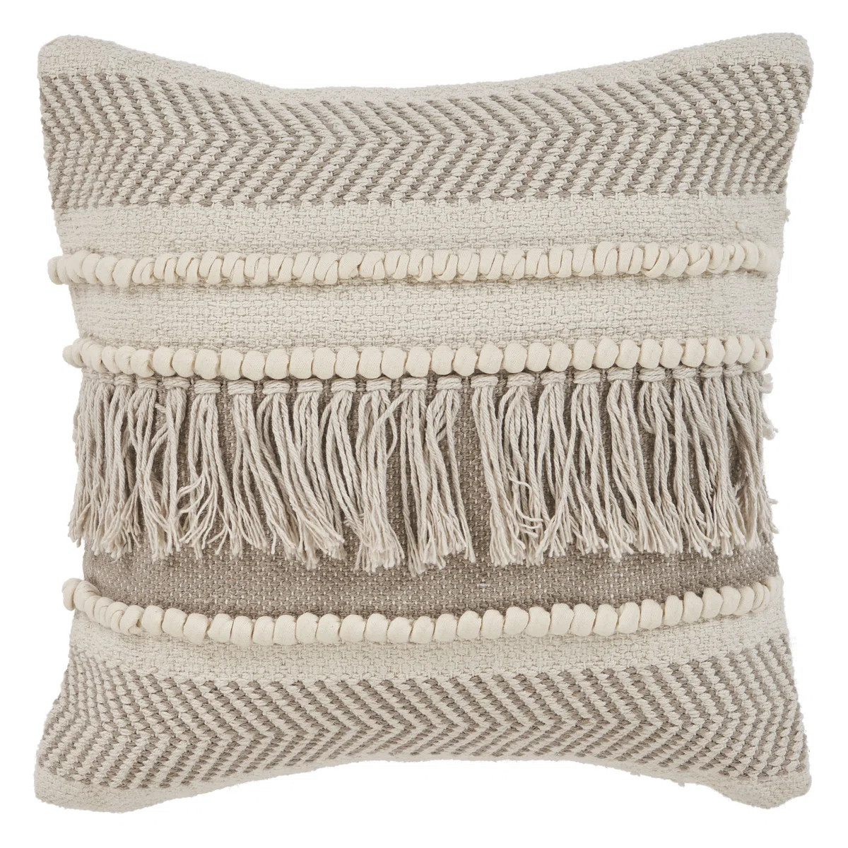 Over-Tufted Pillows Comfort Square Cotton Pillow Cover & Insert | Wayfair North America