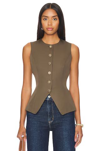 SNDYS x REVOLVE Emiliana Top in Khaki from Revolve.com | Revolve Clothing (Global)