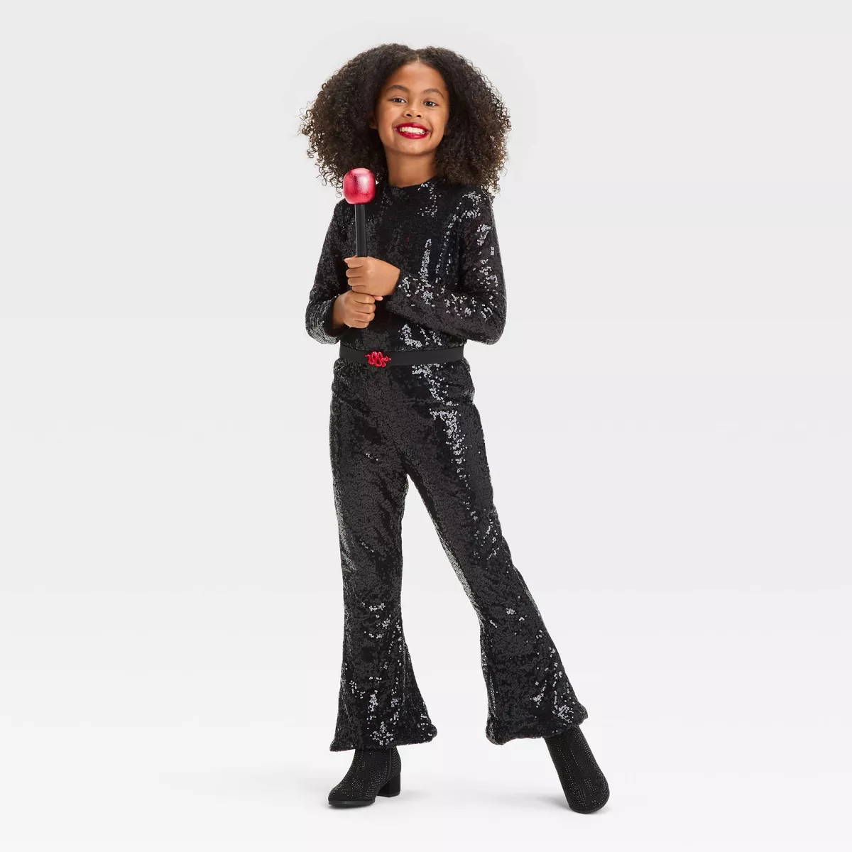 Kids' Pop Icon Halloween Costume Jumpsuit M - Hyde & EEK! Boutique™: Includes Belt & Microphone | Target
