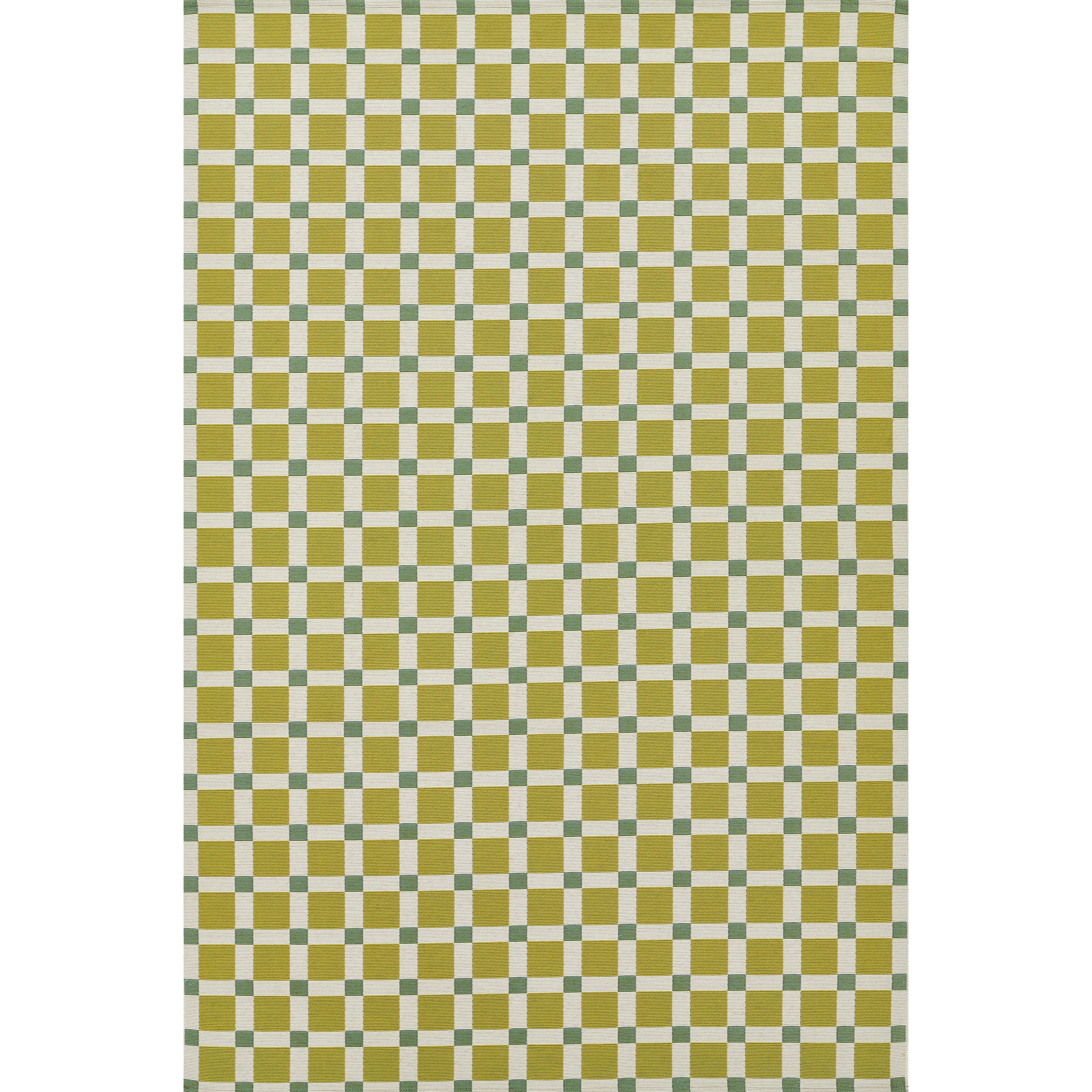 Icon Geometric Indoor Outdoor Green Rug | AllModern