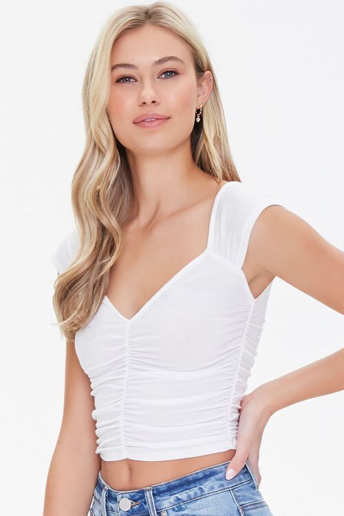 Ruched Crop Top | Forever 21 (US)
