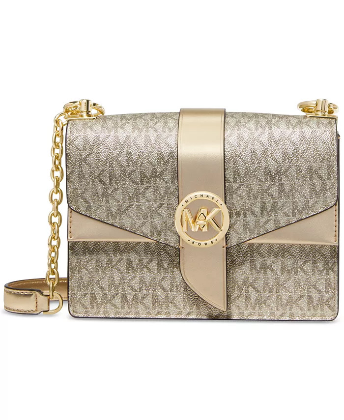 Michael Kors Signature Greenwich Small Convertible Crossbody Created For Macy's & Reviews - Handb... | Macys (US)