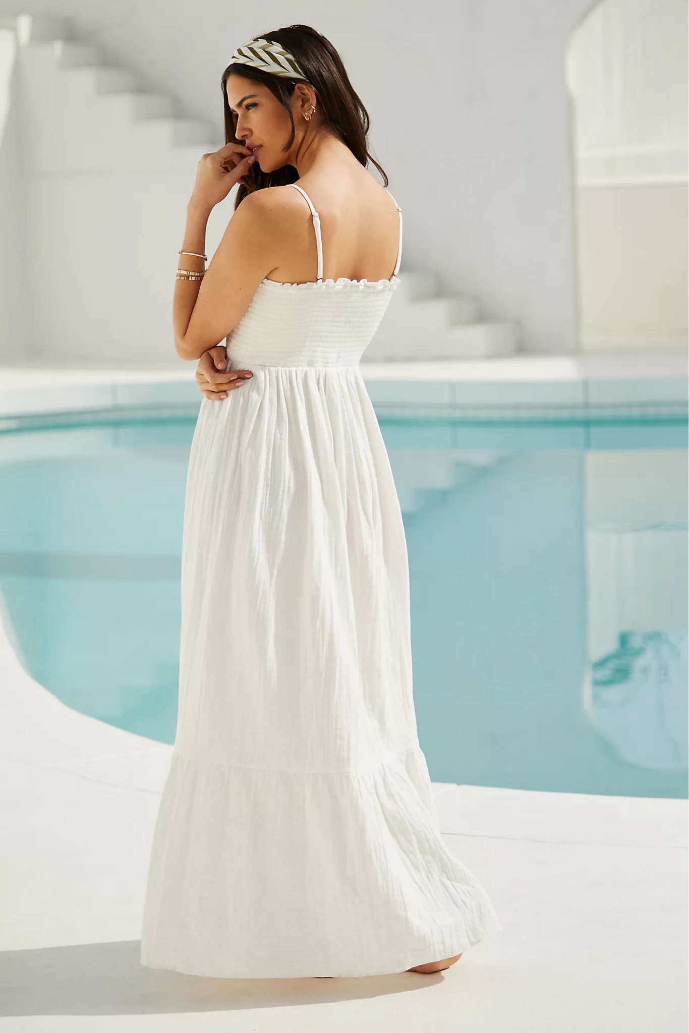 The perfect white vacation dress is also the perfect family beach photo dress! This gorgeous white maxi is a great family picture dress. 

Anthropology dress / white maxi dress / vacation dress / beach dress / family photo dress / summer family pictures / beach family pictures  