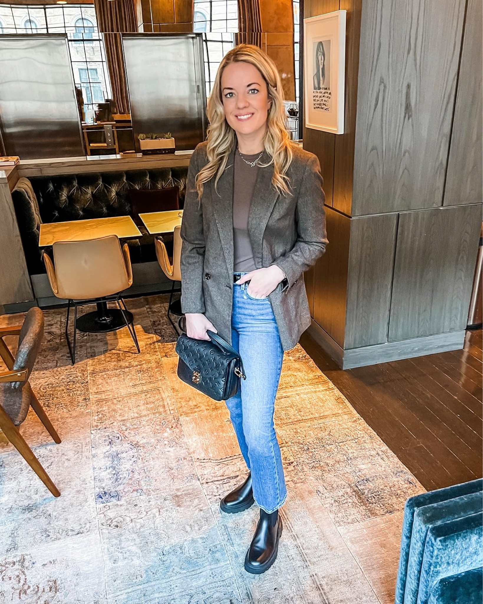 Here’s a super cute and comfy outfit for Fall! 
fall outfit idea, business casual, cowboy boots, amazon fashion, affordable style, top picks, favorite finds

#LTKSeasonal #LTKU #LTKStyleTip