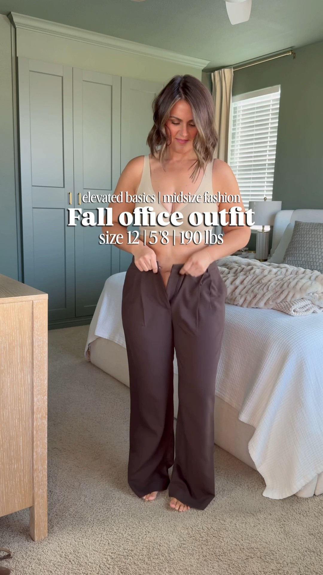 Fall office outfit
Trousers, 32 (sized up 1)
Sweater, large
Shoes, true size 10

Size 12, midsize fashion, workwear style, work outfit, fall outfit, argyle sweater, brown trousers

#LTKgrwm #LTKWorkwear #LTKMidsize