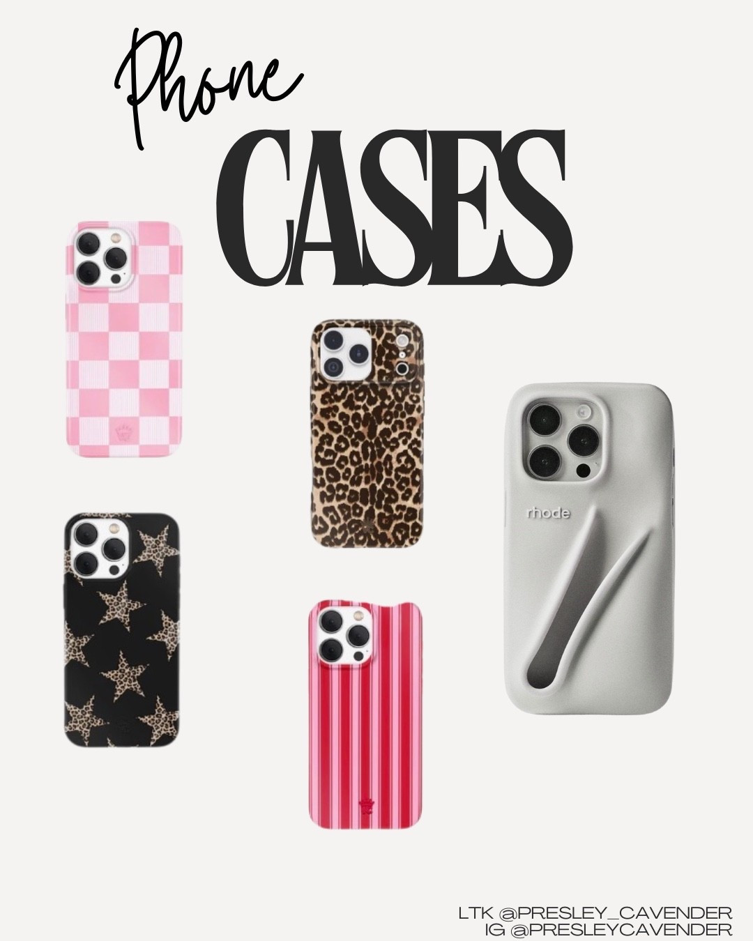 The cutest Iphone cases! Velvet Caviar & Rhode! 

#phone
#case
#iphone 

#LTKFindsUnder50 #LTKvlog #LTKdayinmylife