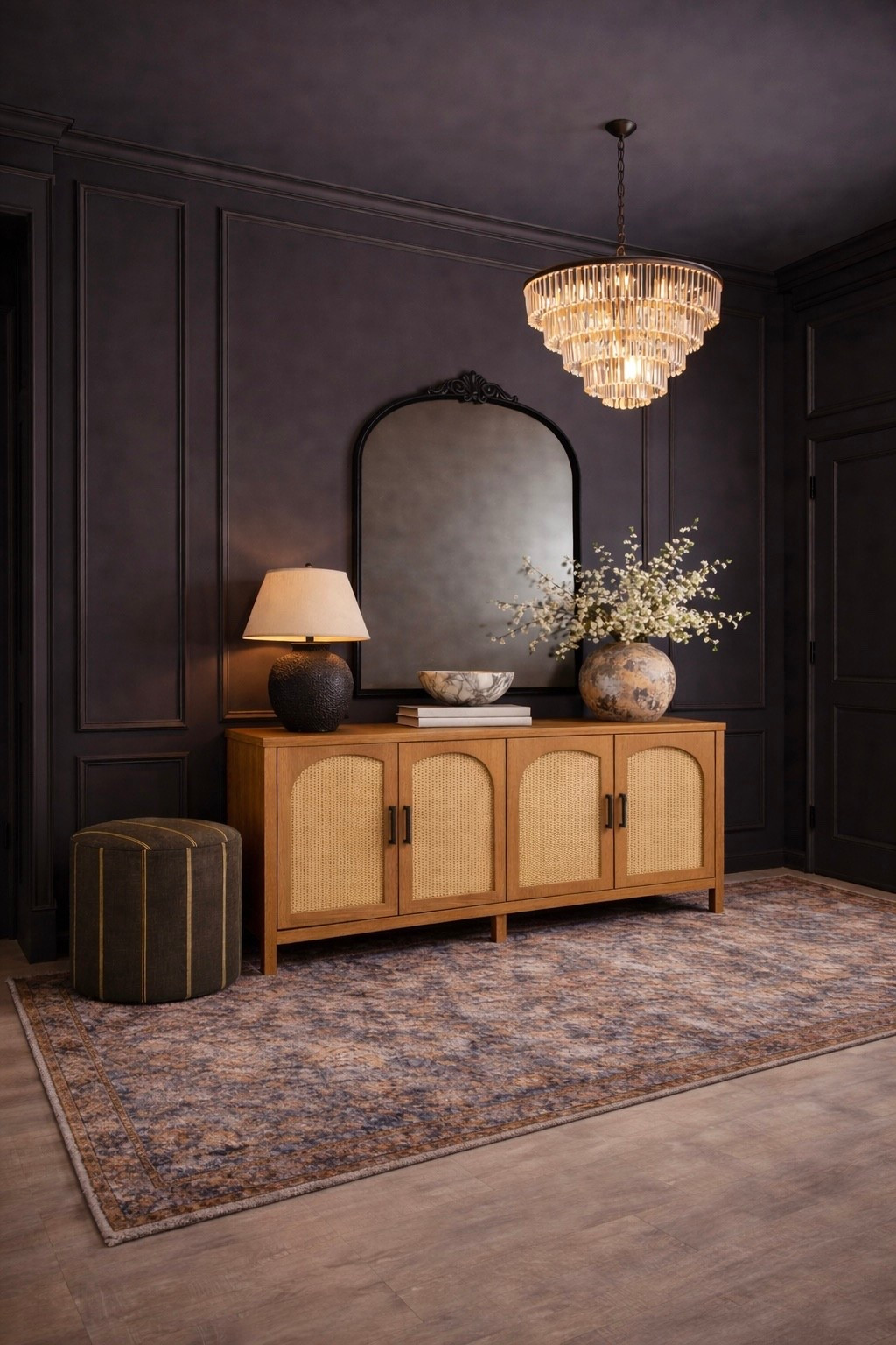 Dark and moody entryway mock up 

#LTKHome