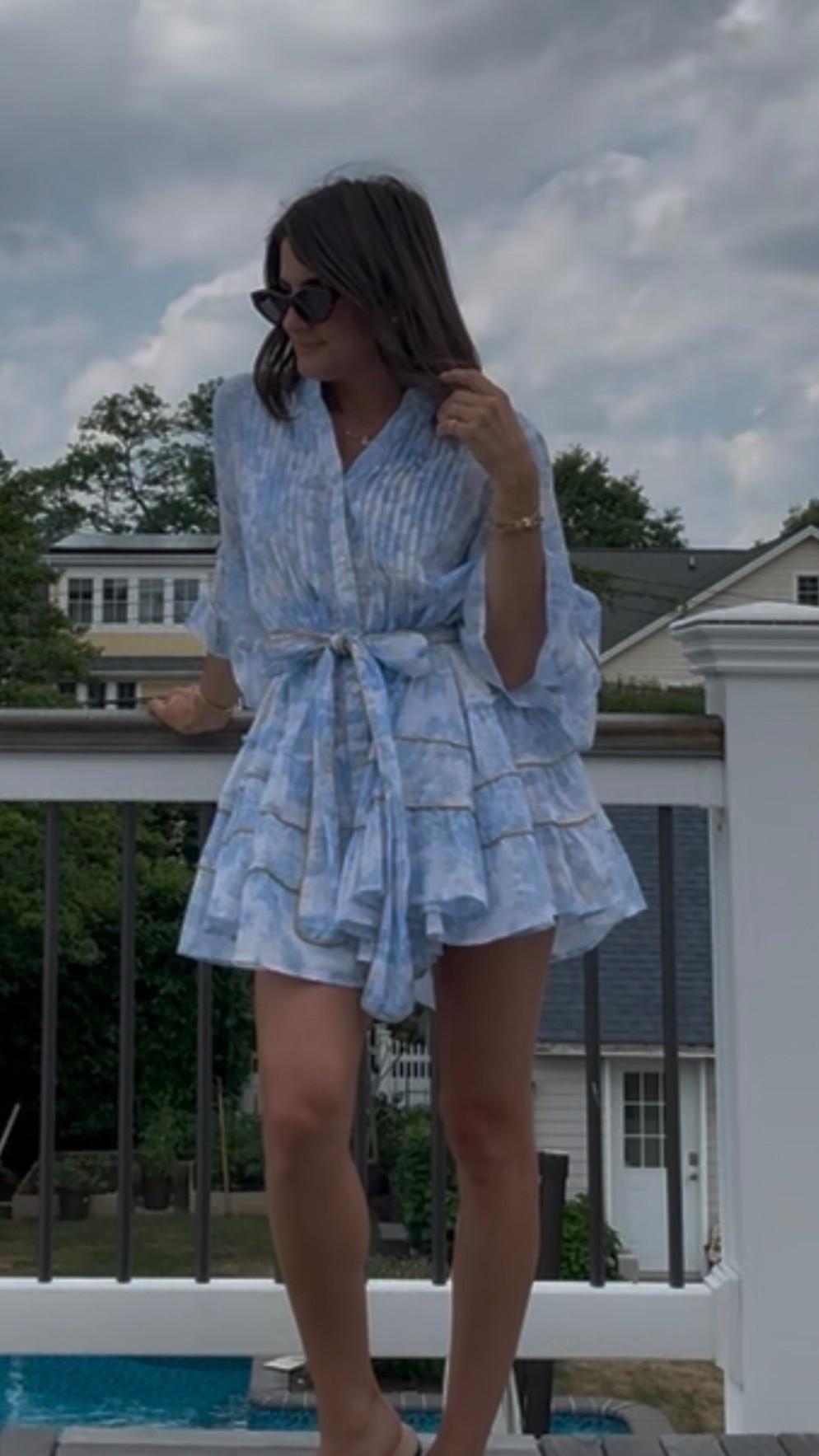 The little blue ruffle dress everyone wants
