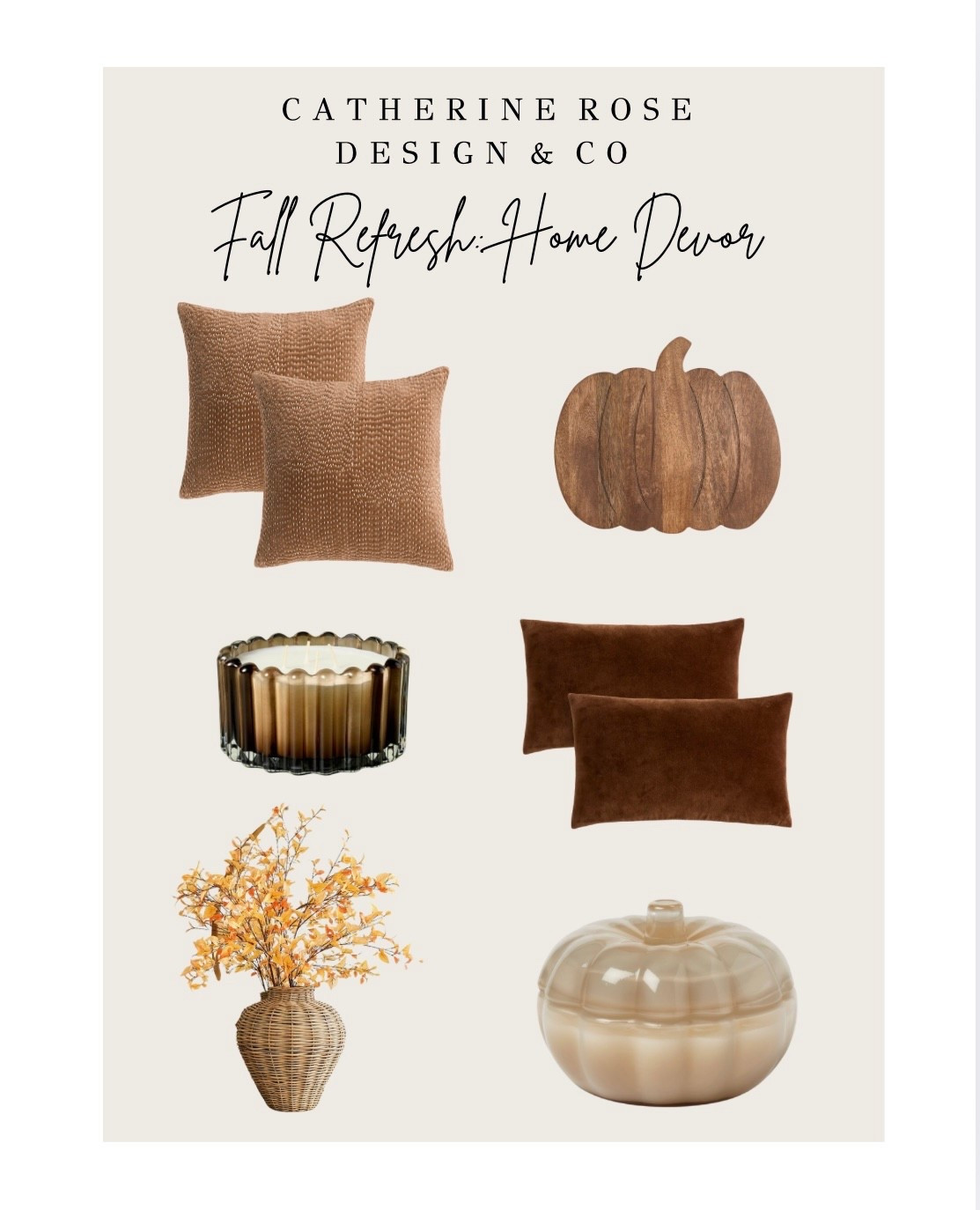🍂✨ Fall is in the air, and it’s the perfect time to cozy up your home! Layer in warm textures, earthy tones, and seasonal accents like pumpkins, amber glass, and woven details to bring that autumn glow inside. Which piece is your fave? 🤎🍁

#LTKStyleTip #LTKHome #LTKFindsUnder100