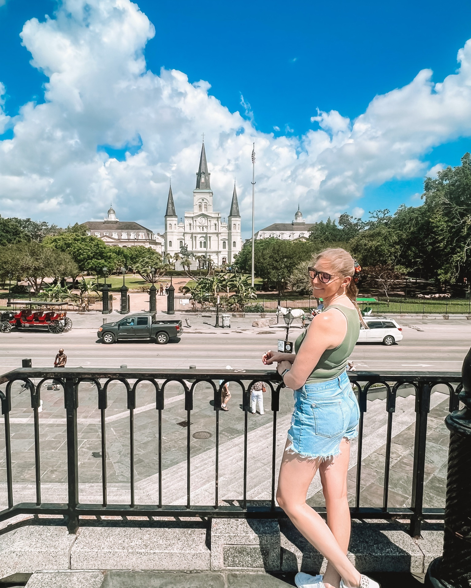 Casual outfit for walking through New Orleans. Closed toe shoes are a MUST when walking down Bourbon St. Don’t forget to stop for a hot, fluffy, and powdery beignet at Cafe Du Monde.

#LTKxAbercrombie #LTKTravel #LTKfoodie