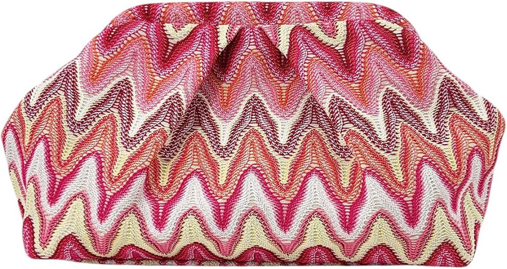 Women's Evening Cloud Clutch Bag, Crocodile Leopard Sequin Denim Cow Print Moroccan for Party Wed... | Amazon (US)