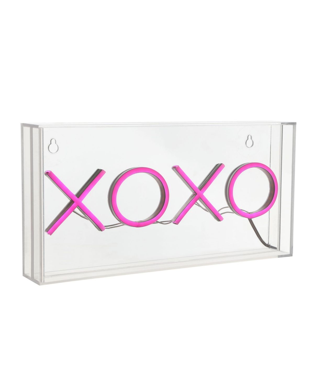 Contemporary Glam Acrylic Box Usb Operated Led Neon Light | Macys (US)