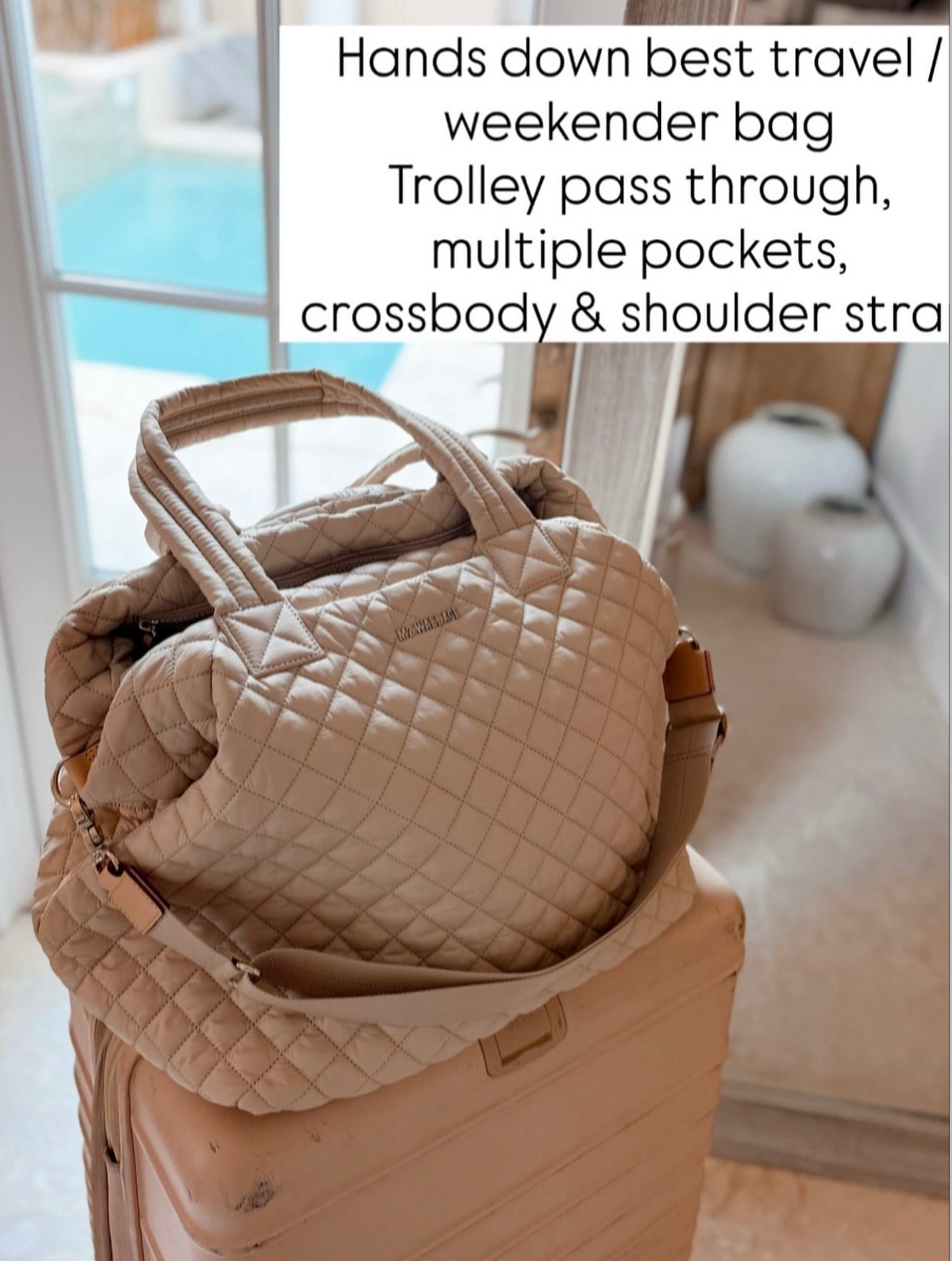 The best travel find! Definitely a must have. Has multiple pockets and perfect to fit all your things. Mom approved travel bags cute travel finds women’s accessories Annabrstyle 

#LTKdayinmylife #LTKTravel #LTKmomlife
