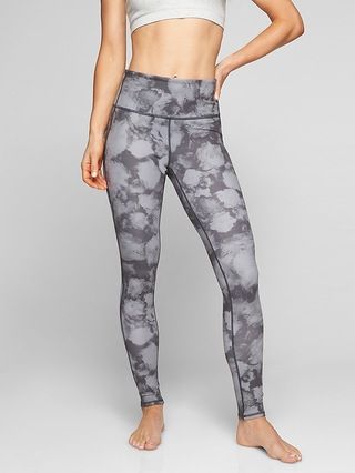 Athleta Womens High Rise Floral Crush Chaturangaâ„¢  Tight Silver Bells Size 2X | Athleta