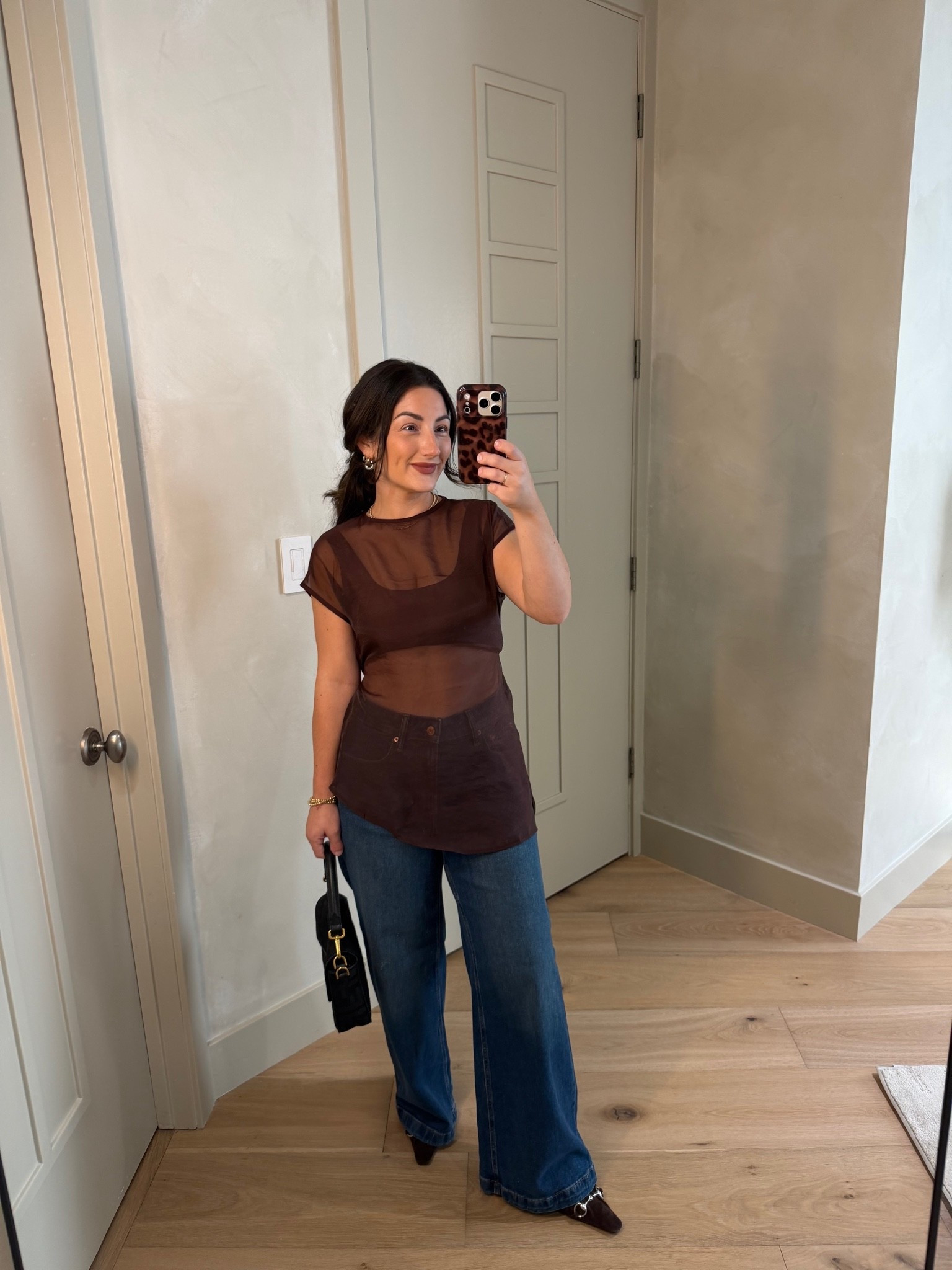 This sheer top is perfect for events, happy hour or a night out! 

Top size small, Jeans size 27 petite (5'0" 135lbs)

#LTKootd #LTKPetite #LTKdayinmylife