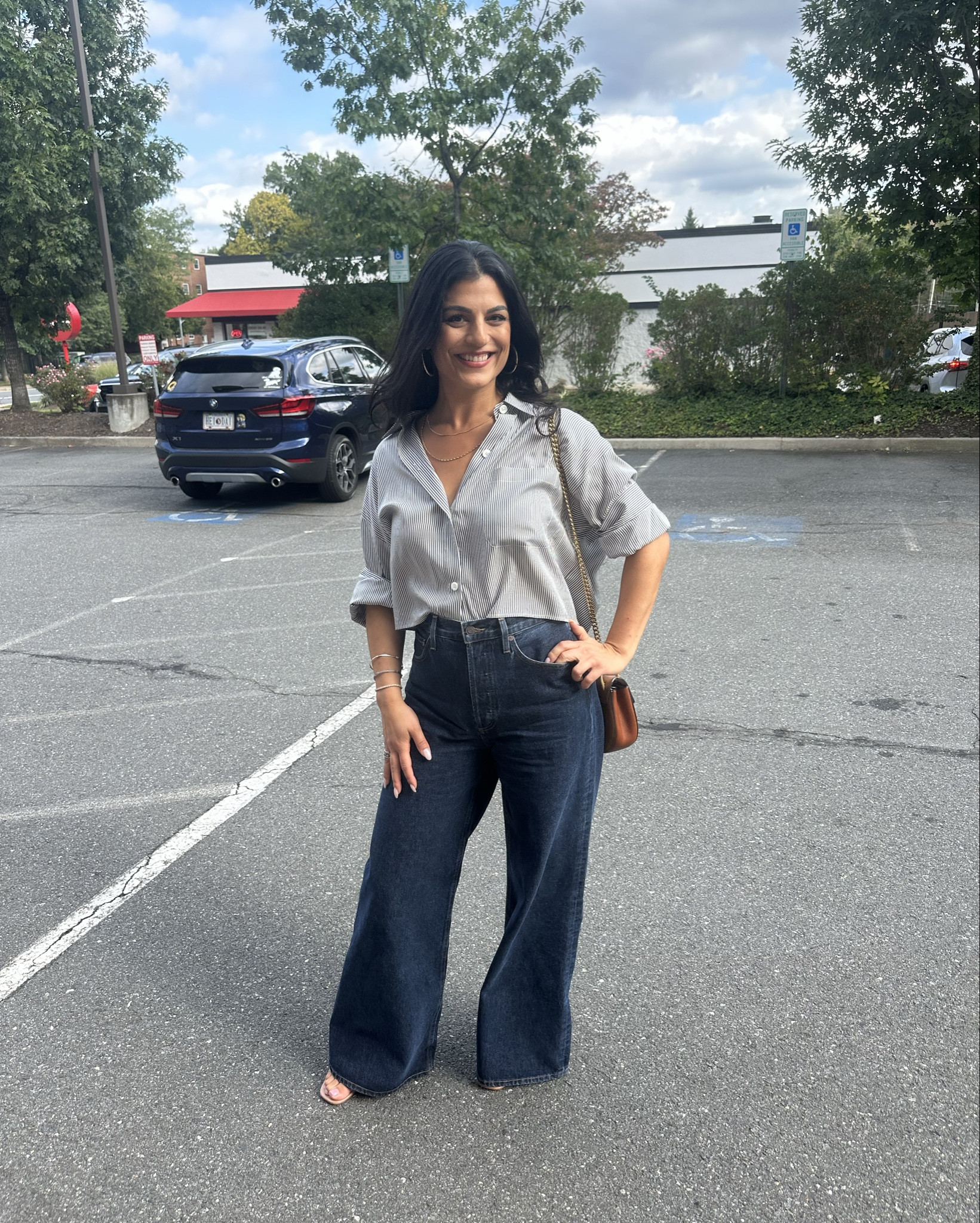 “I need this top in every color”.

The perfect silk shirt with the perfect cut. You’ll get so much mileage out of this top due to its versatility. It’s elevated enough for a casual evening and more elevated than a basic t-shirt for day.  

Shop the selection of blouses I linked from the brand and these exact jeans! 

#LTKStyleTip #LTKWorkwear #LTKSeasonal