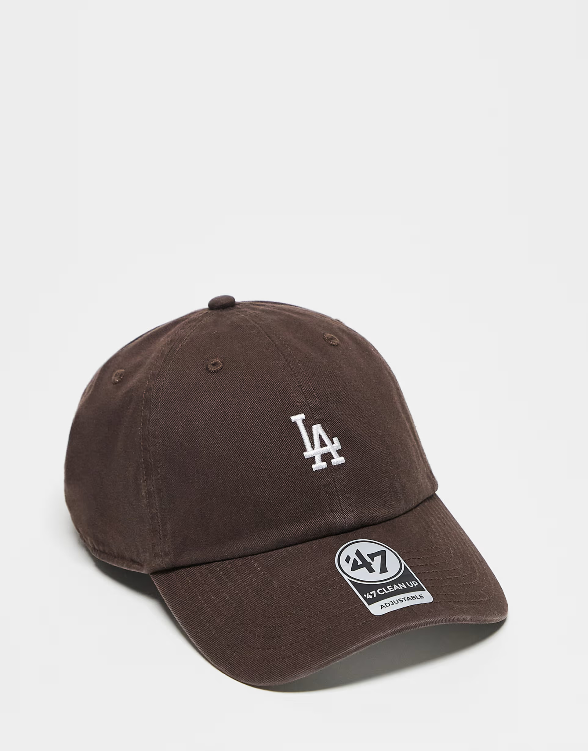 47 Brand mini LA Dodgers clean up cap in brown | ASOS (Global)