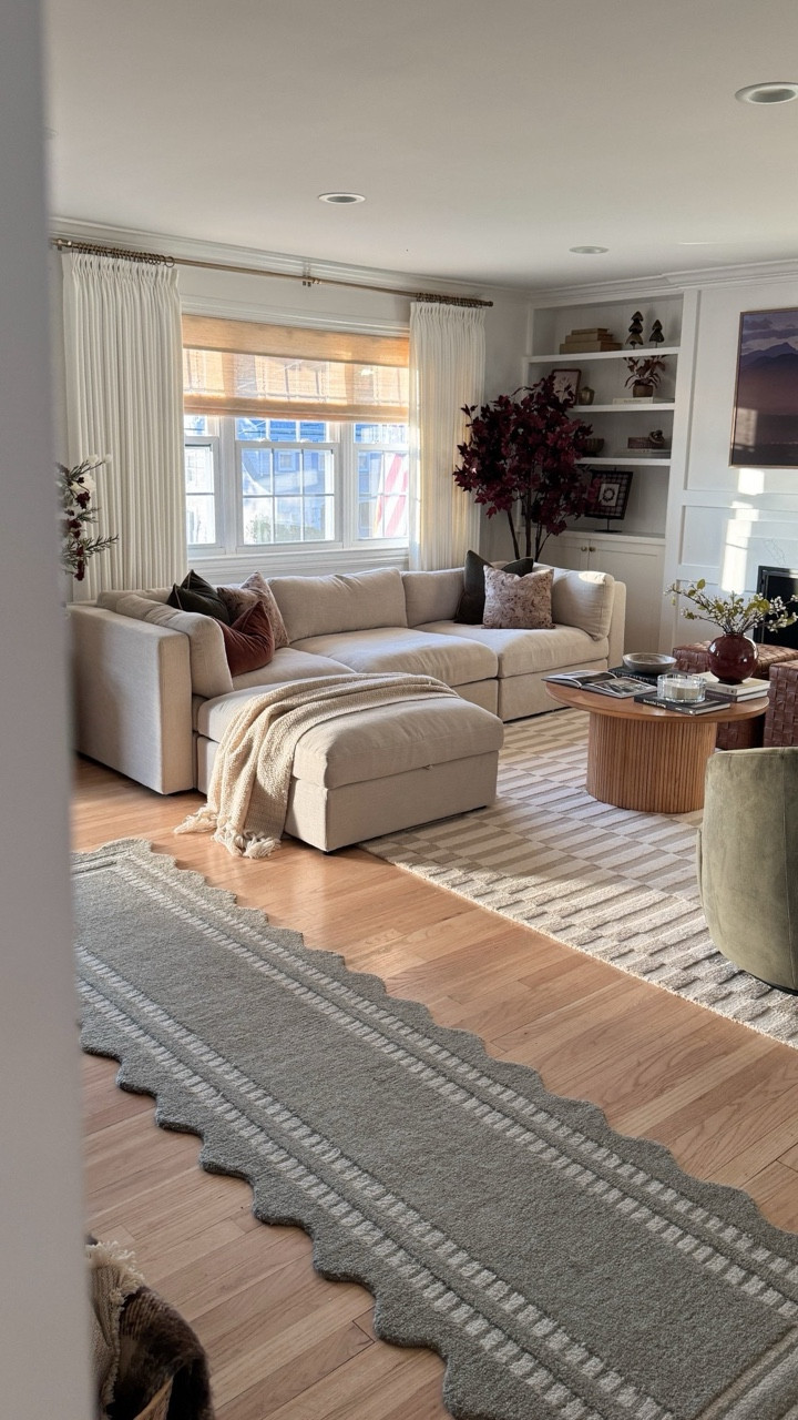 Sharing the full look of our latest living room refresh including pillows, rug and more! 🤎

#LTKSeasonal #LTKHome #LTKSaleAlert