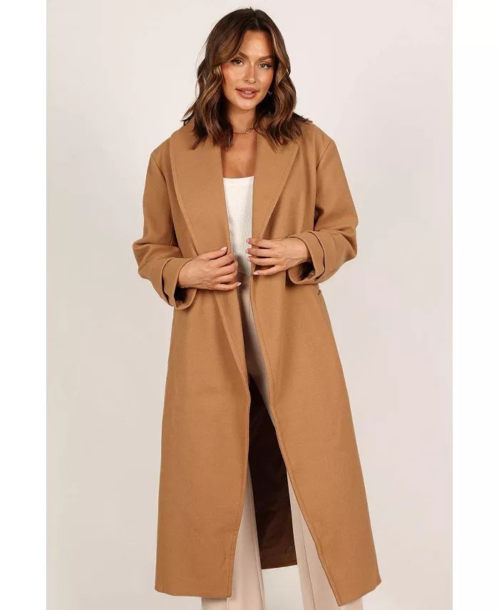 Womens Emersyn Tie Front Coat | Macy's