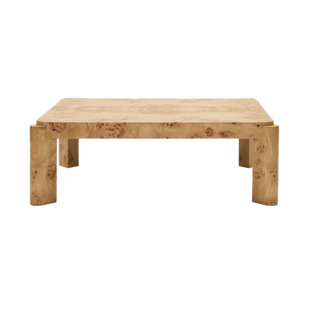 Loon Peak® Jakus Coffee Table Maple Burl Wood | Wayfair | Wayfair North America