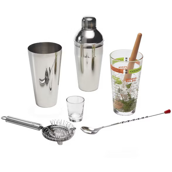Libbey 9pc Mixologist Cocktail Bar Set | Target