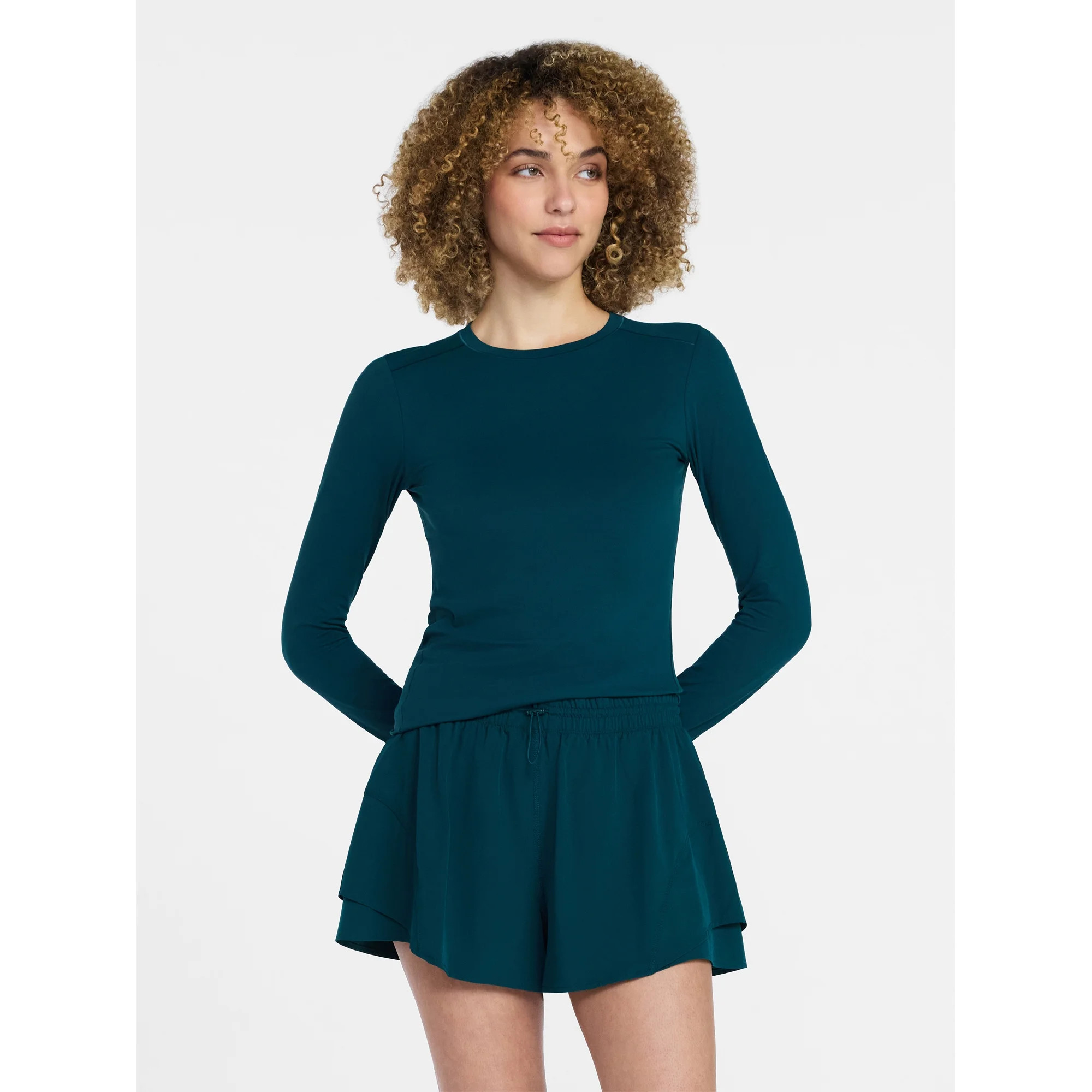 Avia Women's SoftSculpt Tee with Long Sleeves, Sizes XS-XXXL | Walmart (US)