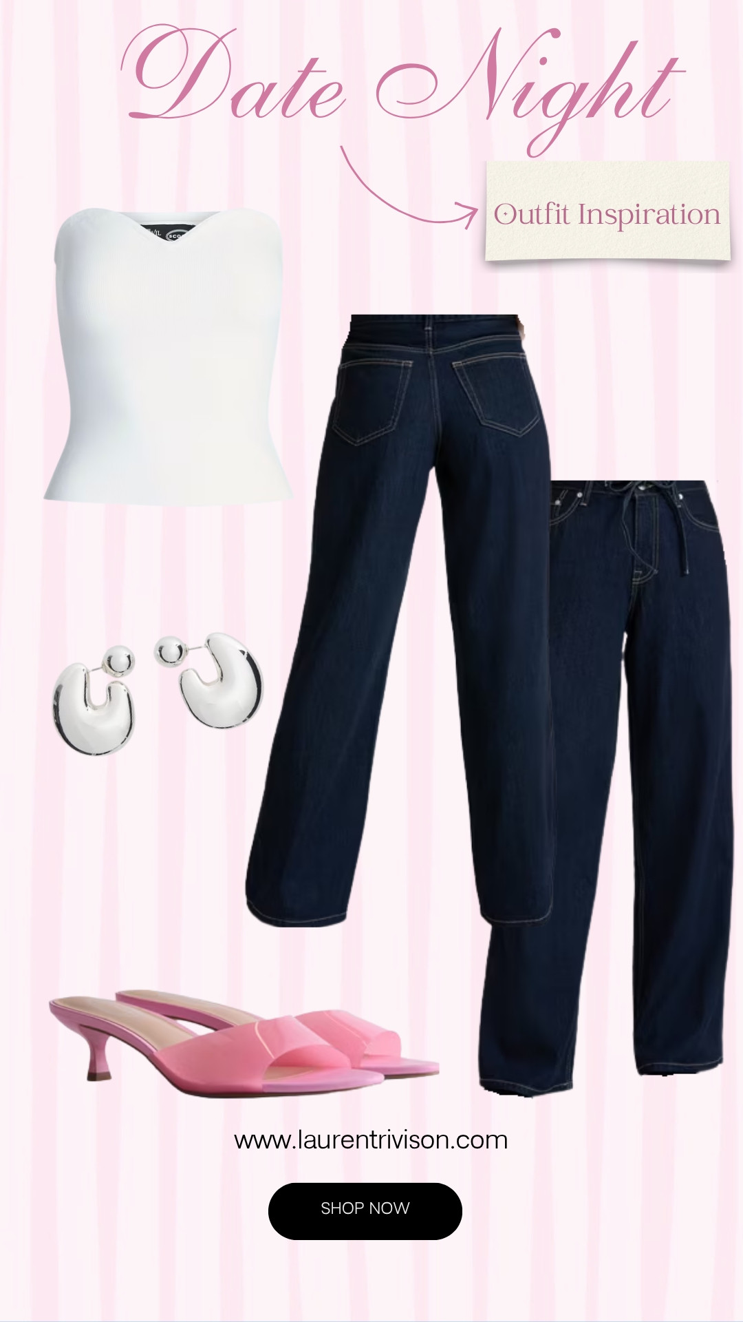 Sleek date night outfit with kitten heels! Also the New Devil Wears Prada line top! 

 #LTKootd